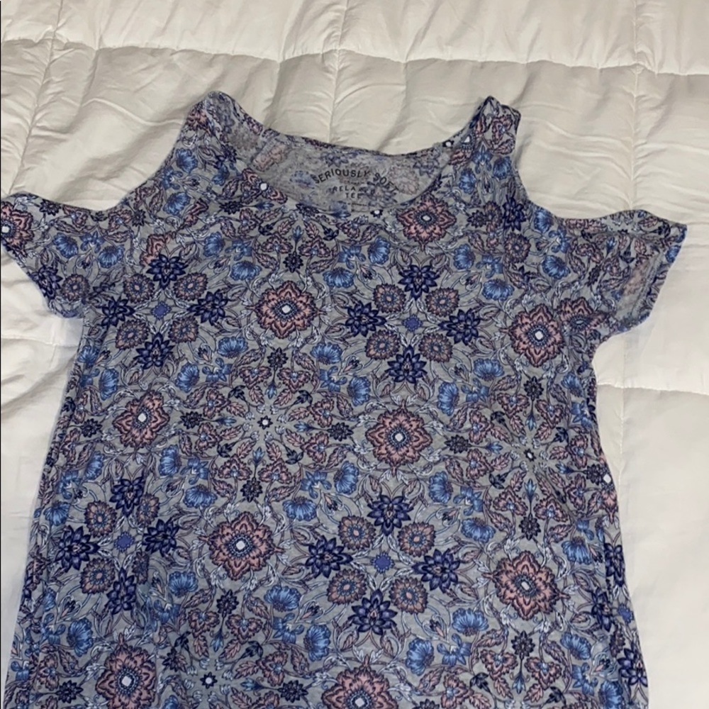 Aeropostale Cold Shoulder Shirt